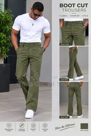 Boot Cut Trousers