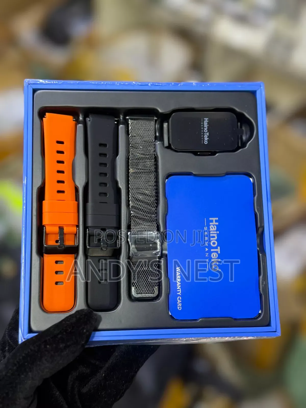 Haino Teko Smart Watch With 3 Straps