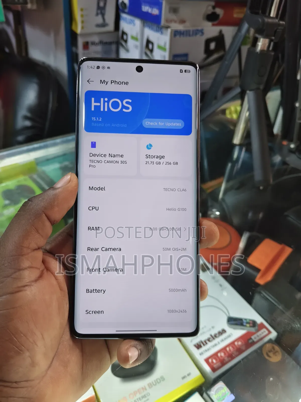 Tecno Camon 30S 256 GB Black