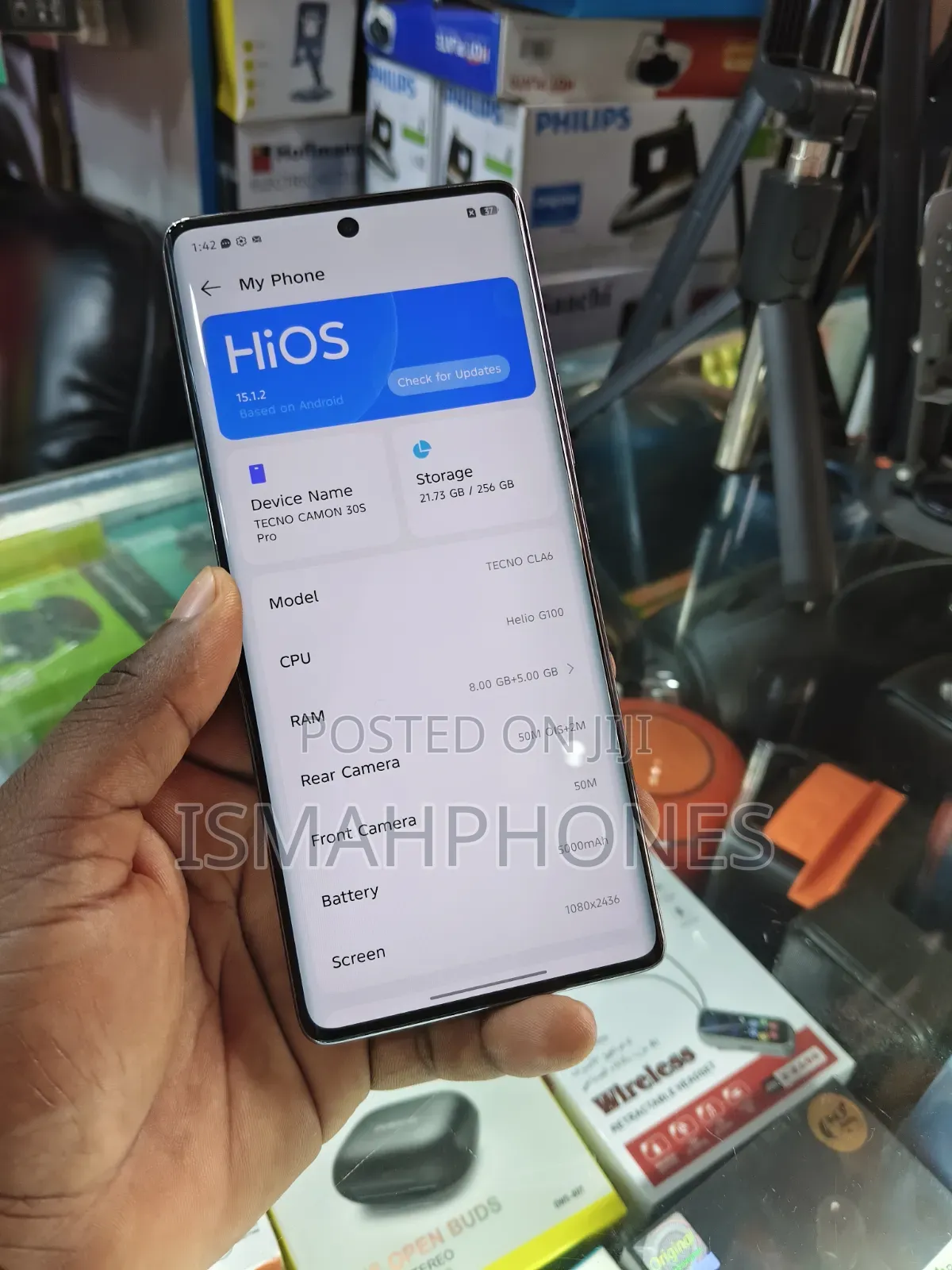 Tecno Camon 30S 256 GB Black