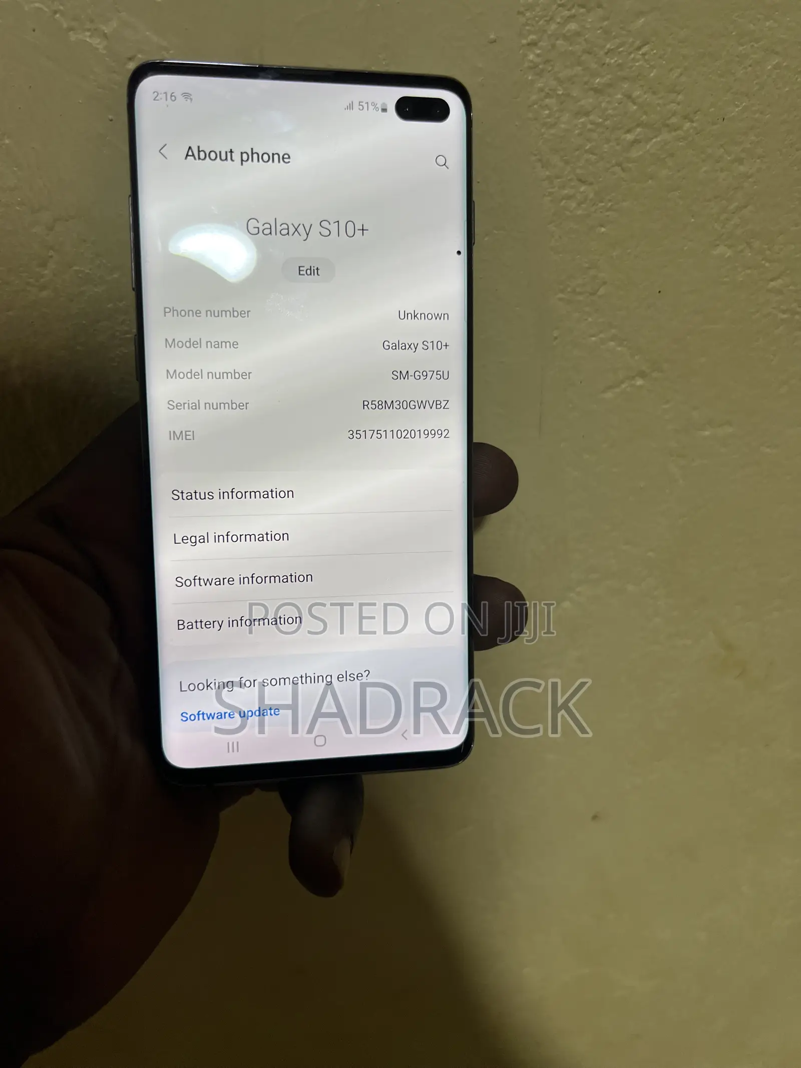 Samsung Galaxy S10 Plus 128 GB Black