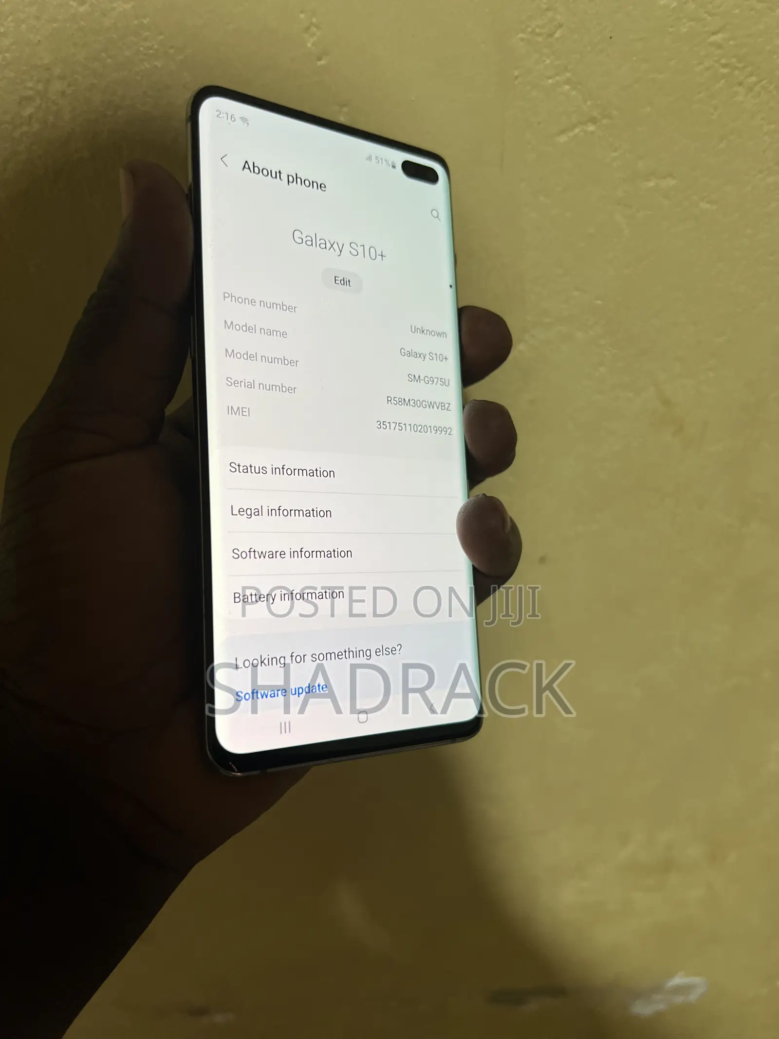 Samsung Galaxy S10 Plus 128 GB Black