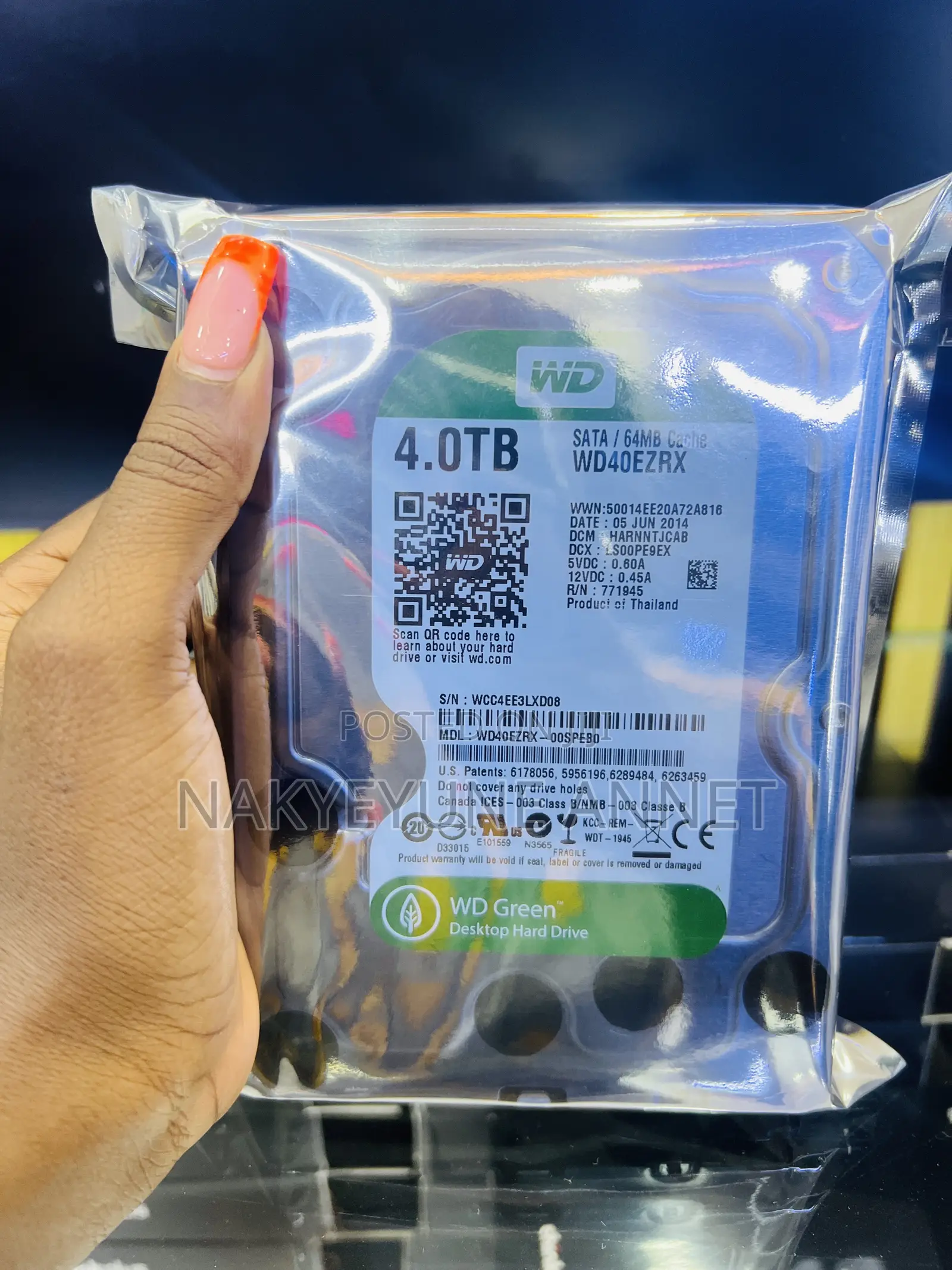 WD 4TB Hard Drive