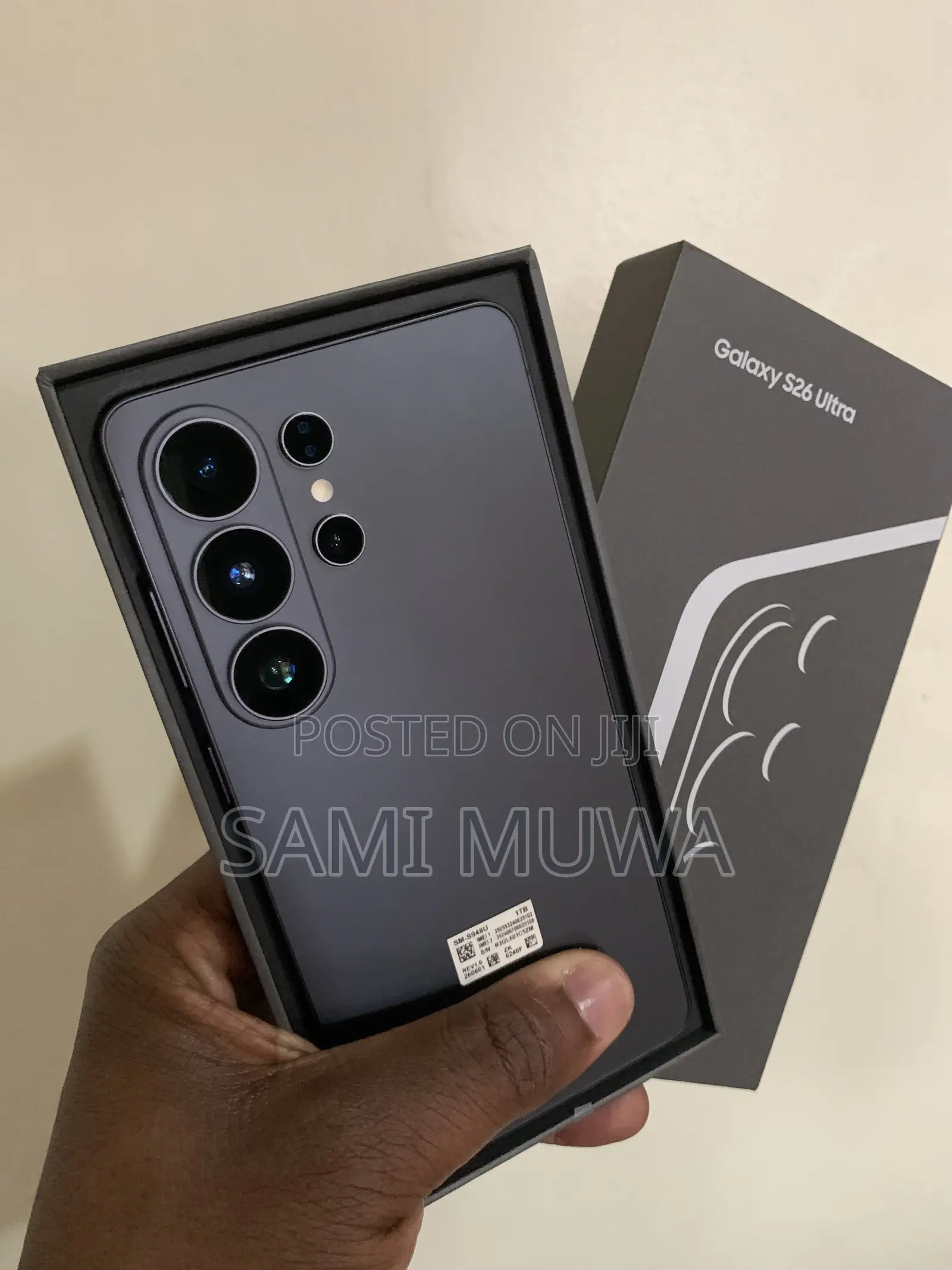 New Samsung Galaxy S26 Ultra 5G 1 TB Black