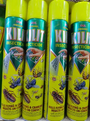 Yellow and Green Aerosol Kilit Insecticide