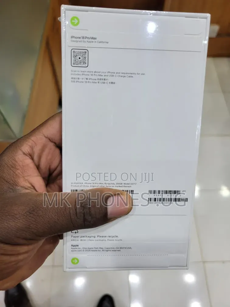 New Apple iPhone 18 Pro Max 1 TB Graphite