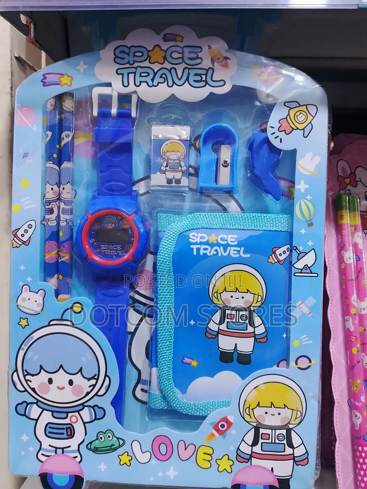 7-in-1 Space Travel Stationery Gift Set for Kids.