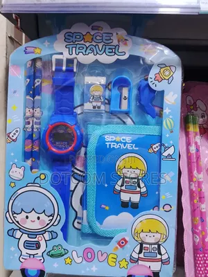 7-in-1 Space Travel Stationery Gift Set for Kids.