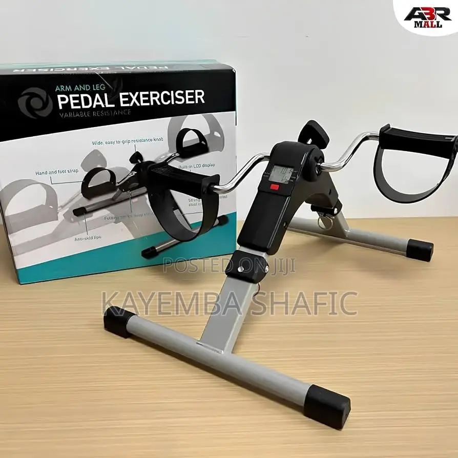Compact Foldable Arm and Leg Pedal Exerciser With LCD Display