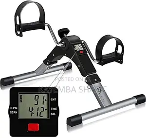 Compact Foldable Arm and Leg Pedal Exerciser With LCD Display