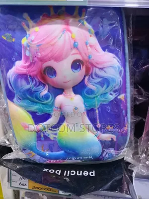 3D Cartoon Mermaid EVA Hardtop Pencil Pouch