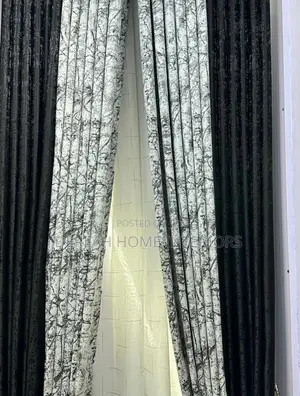 Plain Black Curtains Mix and Match
