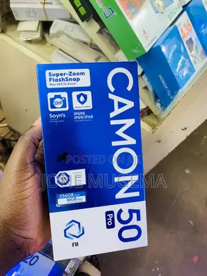New Tecno Camon 50 Pro 256 GB Black