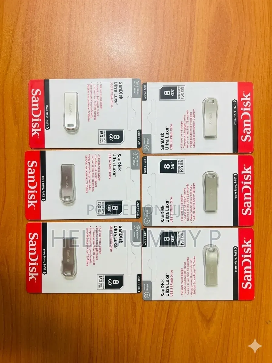 8GB SanDisk Ultra Luxe USB 3.1 Gen 1 Flash Drive