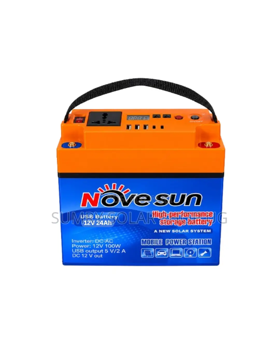 24ah 12V Portable Power Station With in-Built Inverter