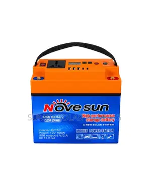 24ah 12V Portable Power Station With in-Built Inverter