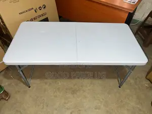 White Bi-Fold Utility Table