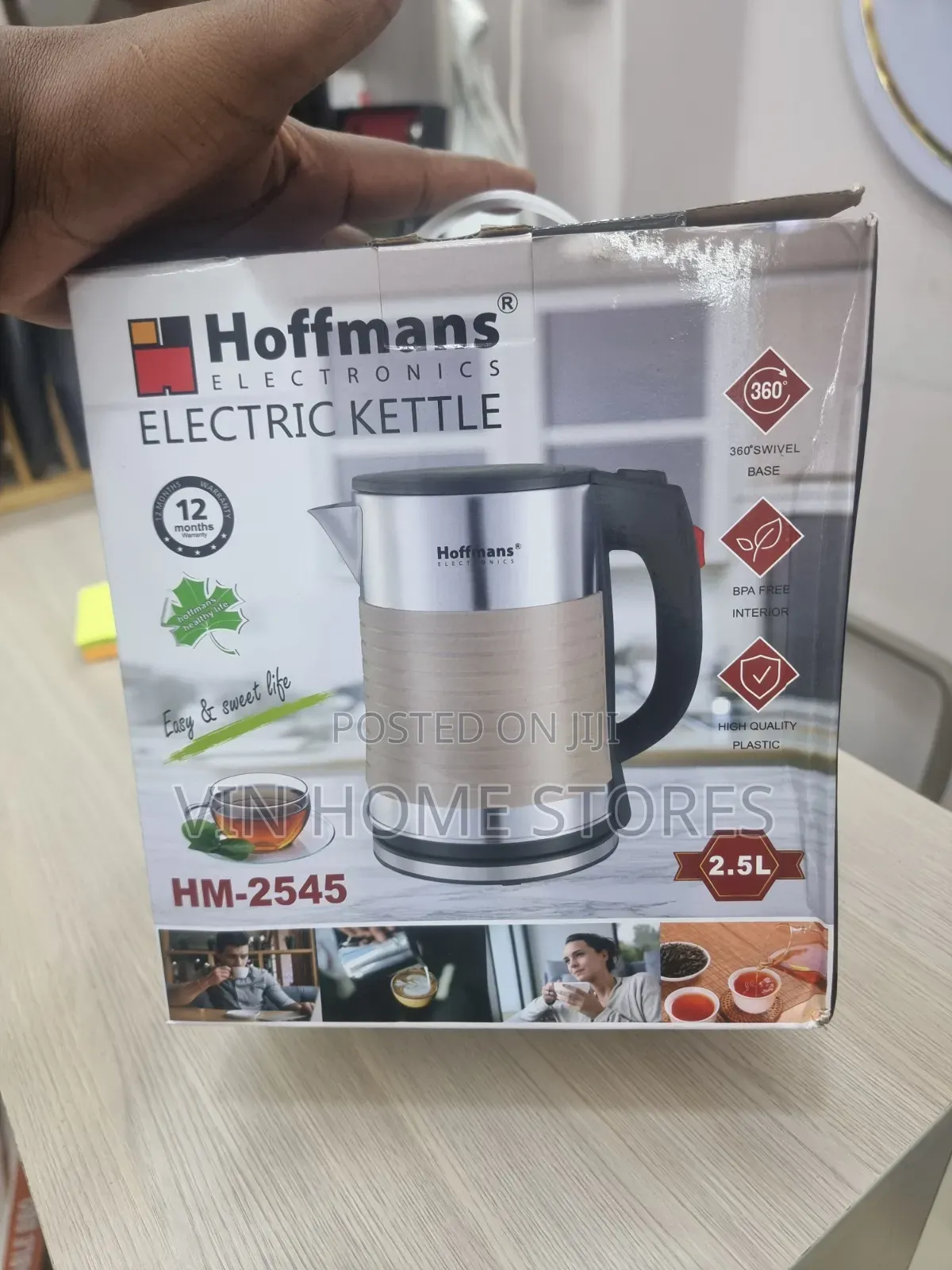 Electric Kettle 2.5 L Hoffmans