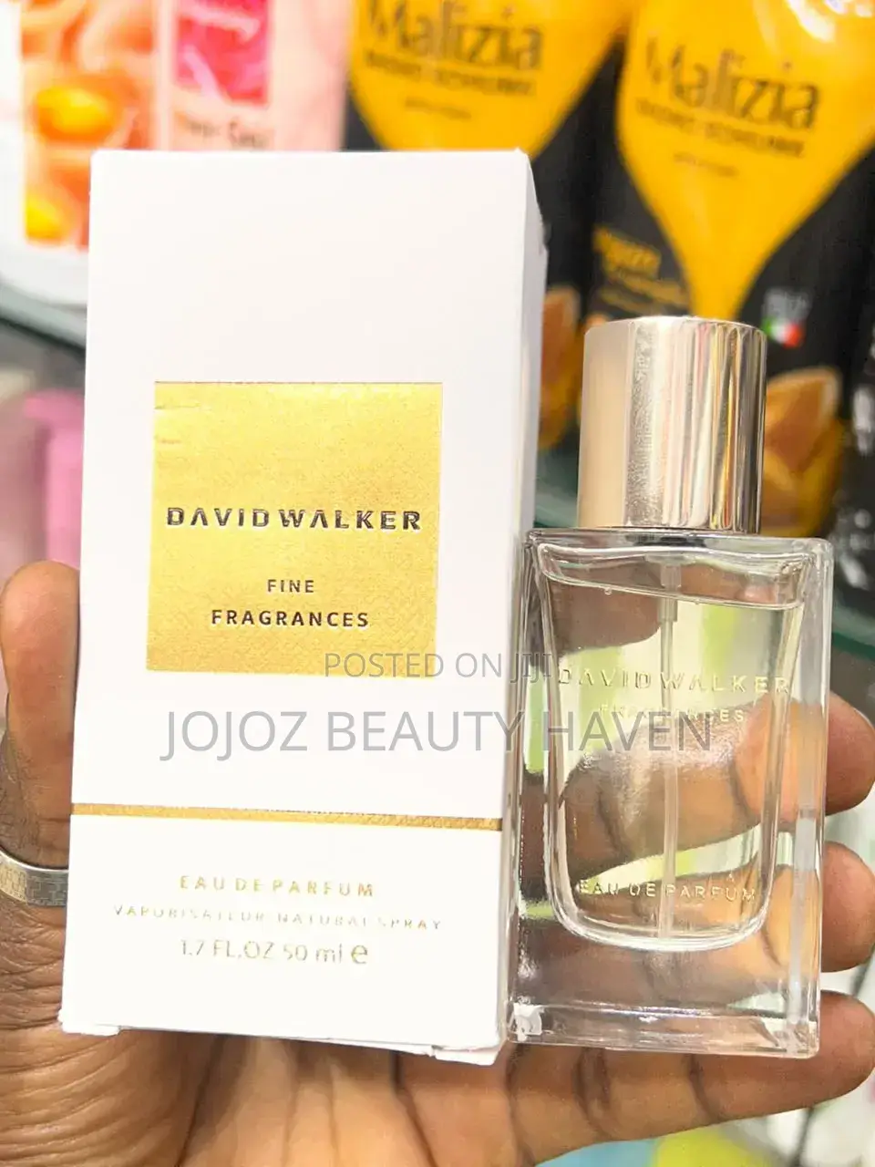50 Ml Bottle and Box of David Walker Fine Fragrances Eau De Parfum