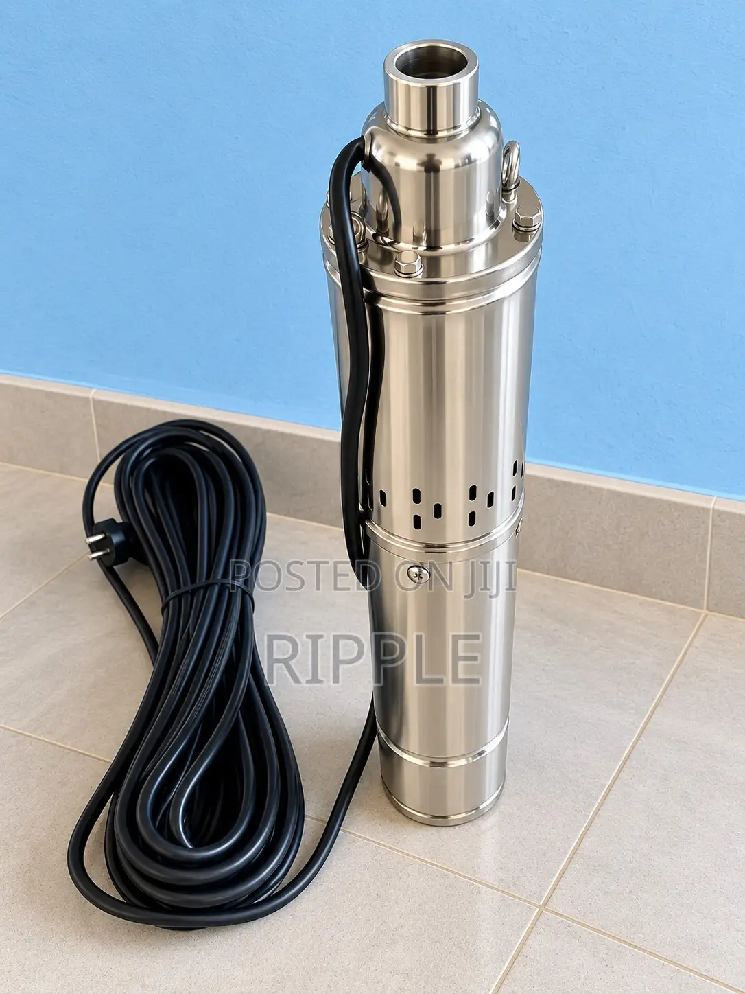 750W AC Borehole Water Pump 140m–175m Head 2,700l/H