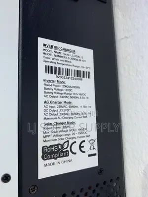 Hybrid Inverter 2000w/12v