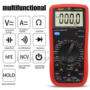 VC9205N VC9208N Electronic Multimeter Digital Universal Meter