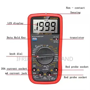 VC9205N VC9208N Electronic Multimeter Digital Universal Meter