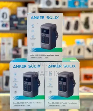 60000mah Anker Solix Power Station 200W Portable Power Station