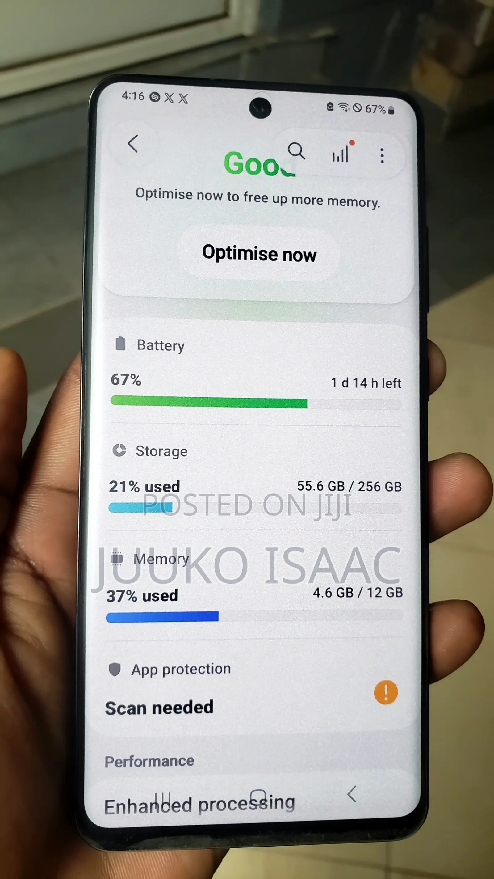 Samsung Galaxy S20 Ultra 5G 256 GB Black