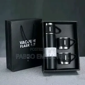 Thermal Vaccum Flask Set With 3 Cups