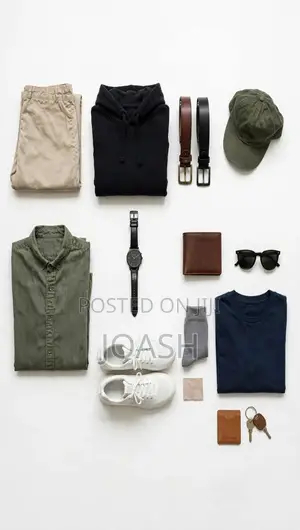 Men's Full Outfit - Sneakers Size 42 + Clothes Size M - New