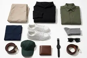 Men's Full Outfit - Sneakers Size 42 + Clothes Size M - New