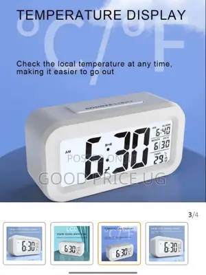 Intelligent Digital LCD Display Alarm Clock