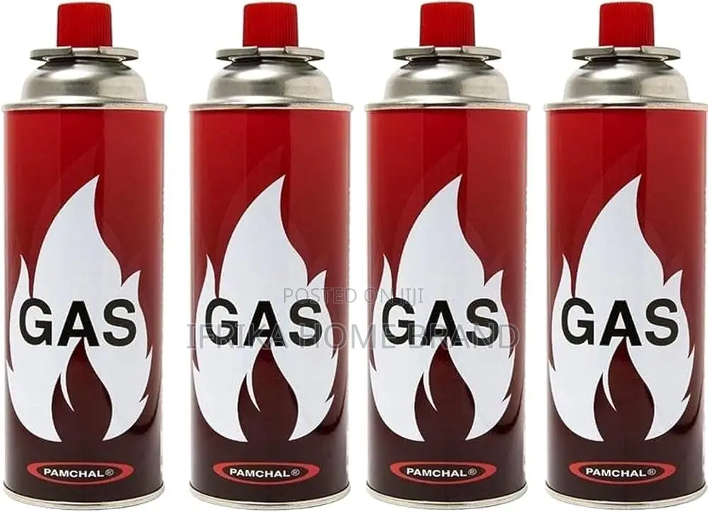 Butane Gas Fuel Canister / Cartridge 4pcs Set