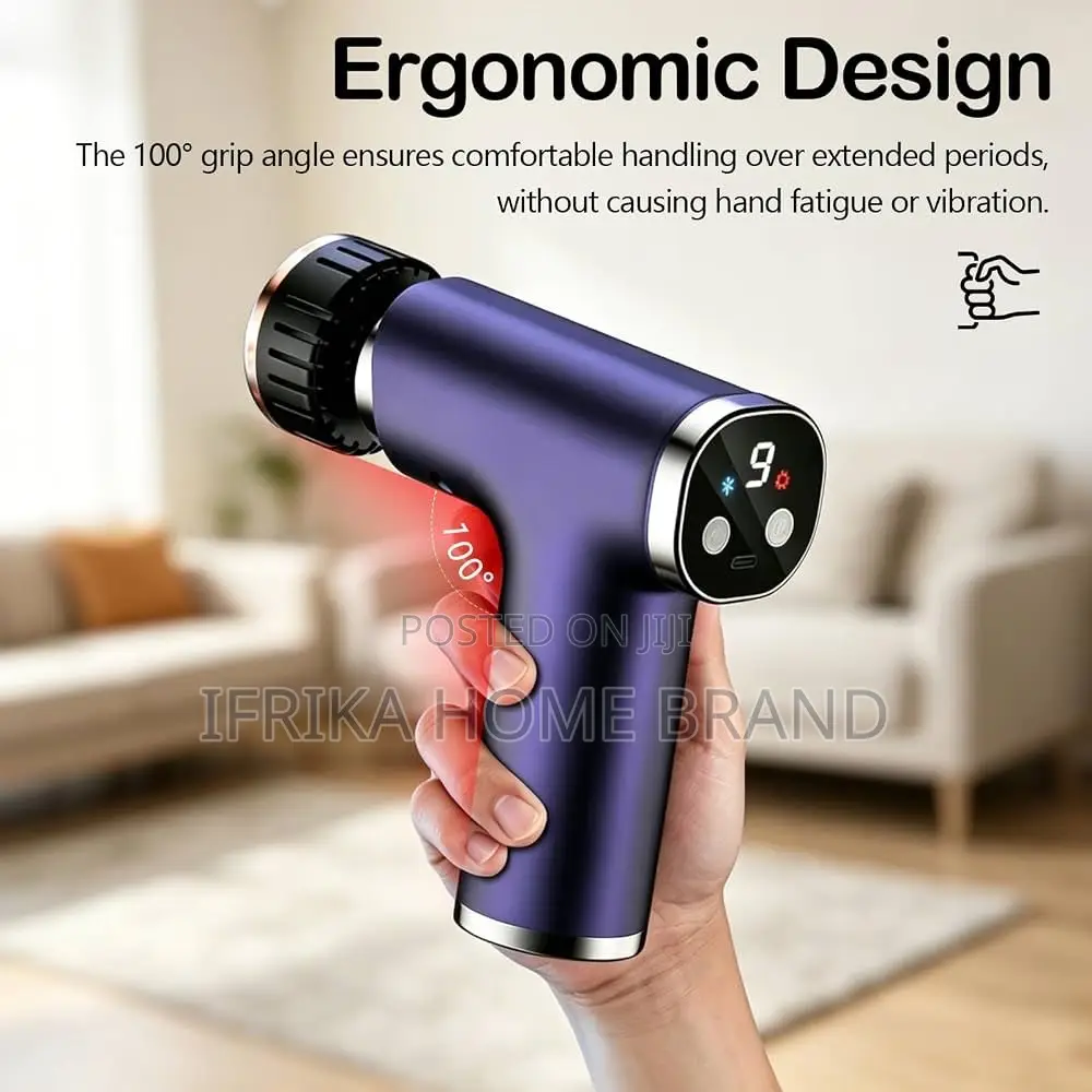 Massage Gun With Heat and Cold, With 9 Interchangeable Massage Heads