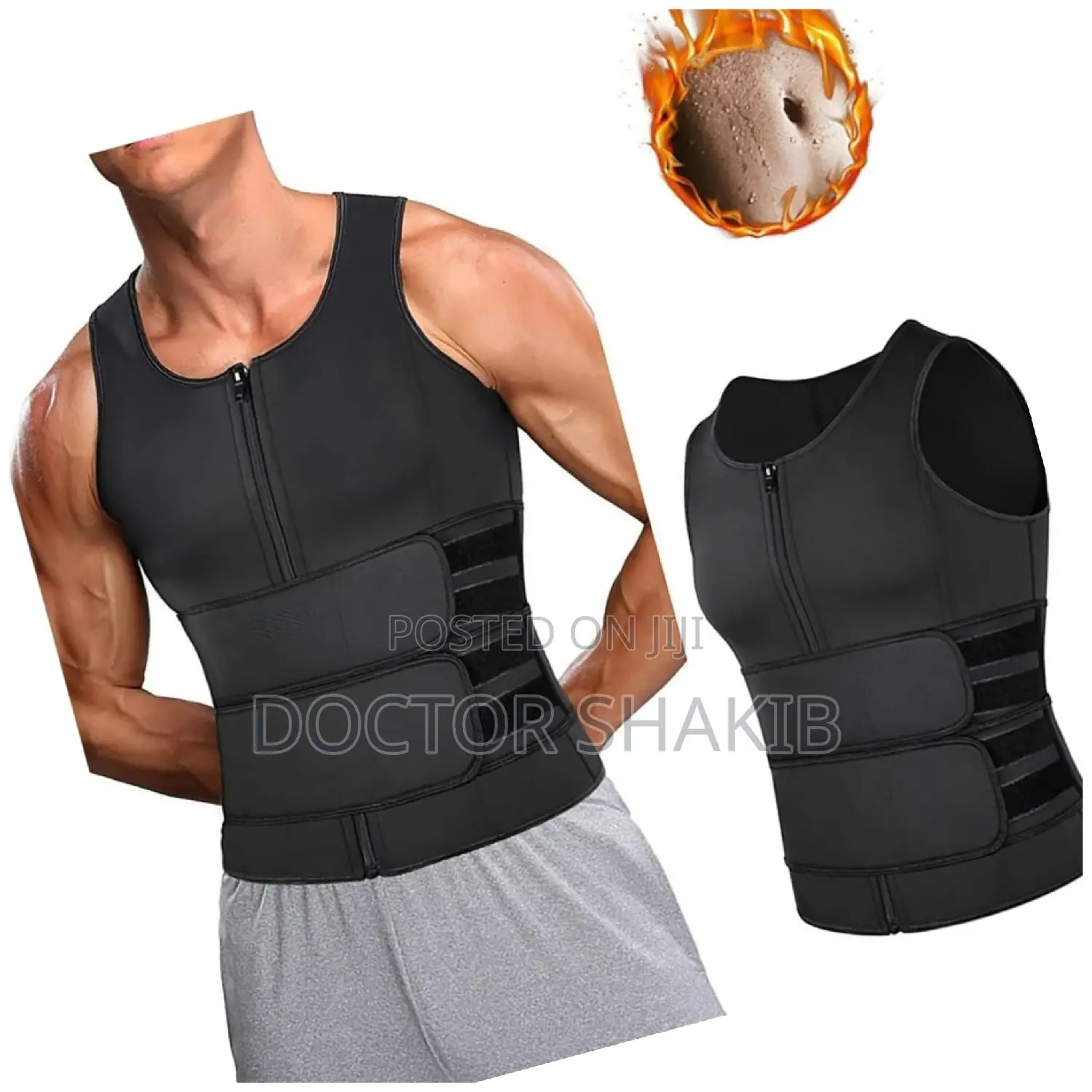 2in1 Men's Tummy Trimmer Vest