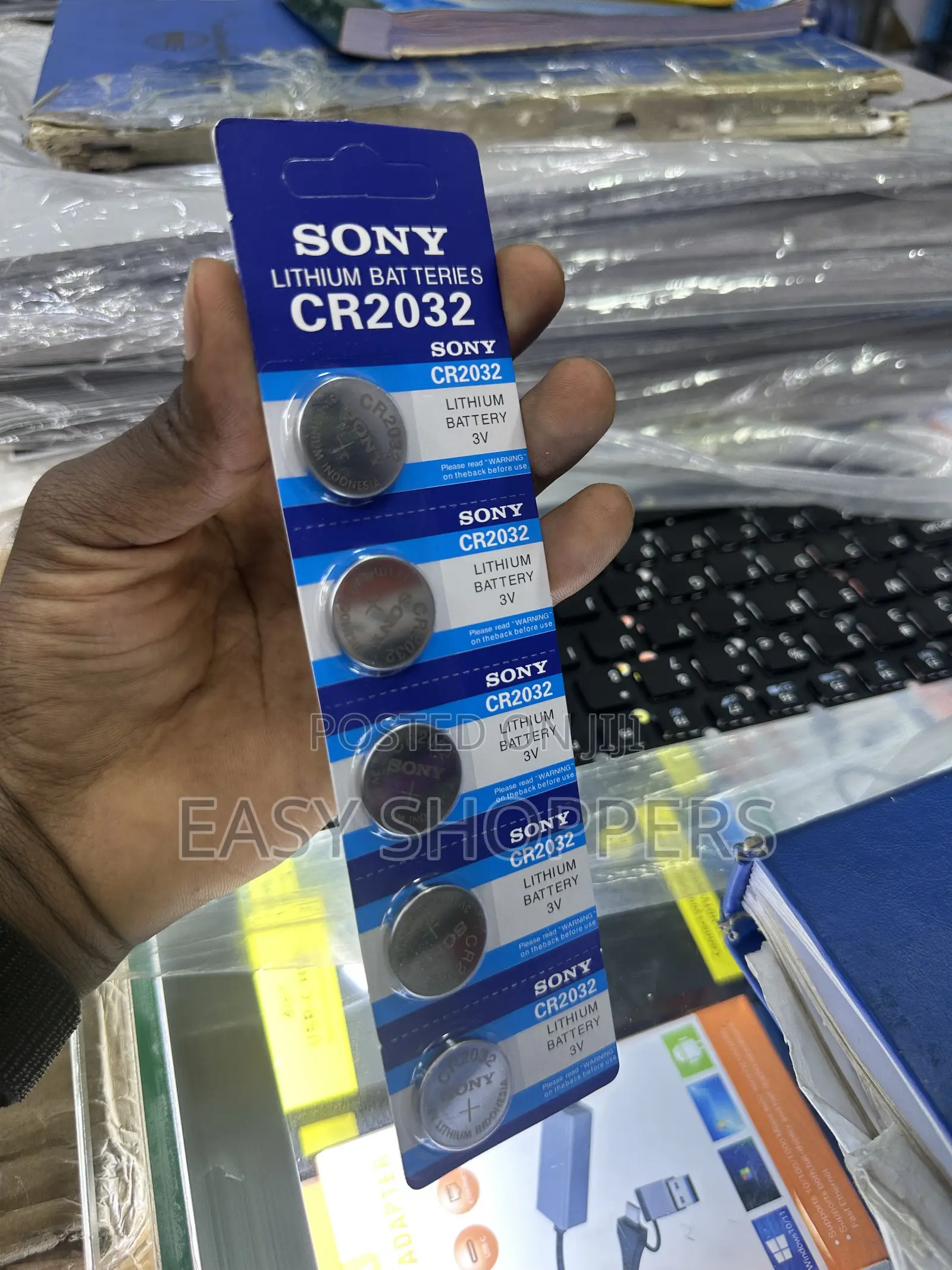 3V 5Pcs SONY CR2032 Lithium Button Batteries ECR2032 BR2032 Coin Cell