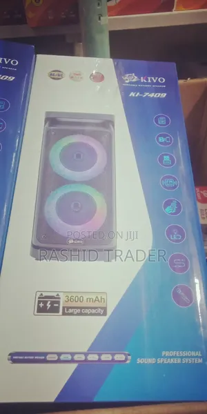 Portable Battery Speaker With Microphone
