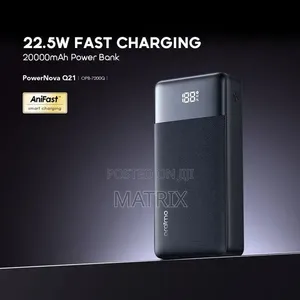 Oraimo 20000mAh PowerNova Q21 22.5W Fast Charging Power Bank