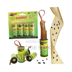 4pcsbSticky Hanging Fly Trap Catcher