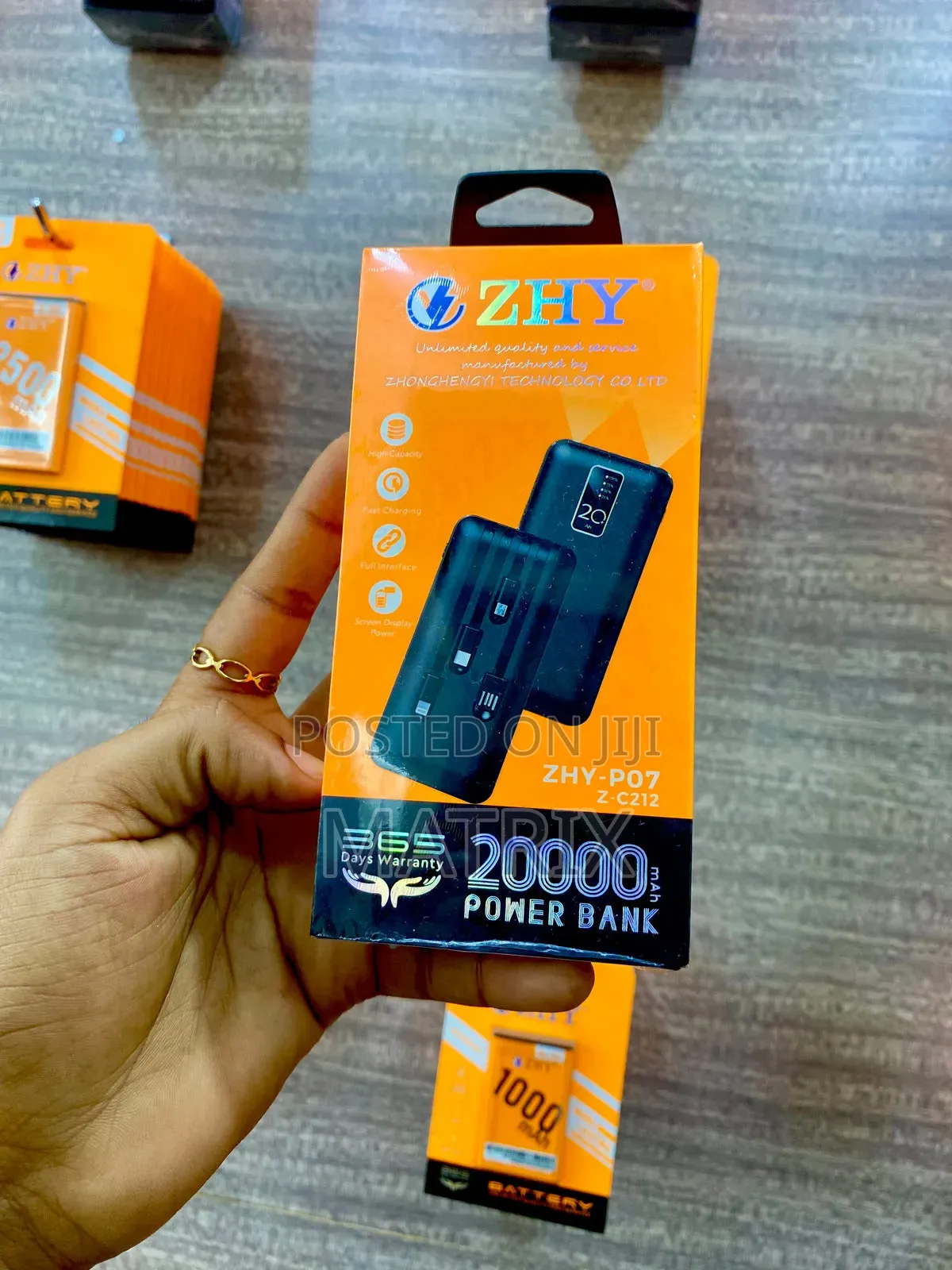 ZHY 20000mAh Power Bank (Model ZHY-P07)