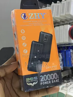 ZHY 20000mAh Power Bank (Model ZHY-P07)