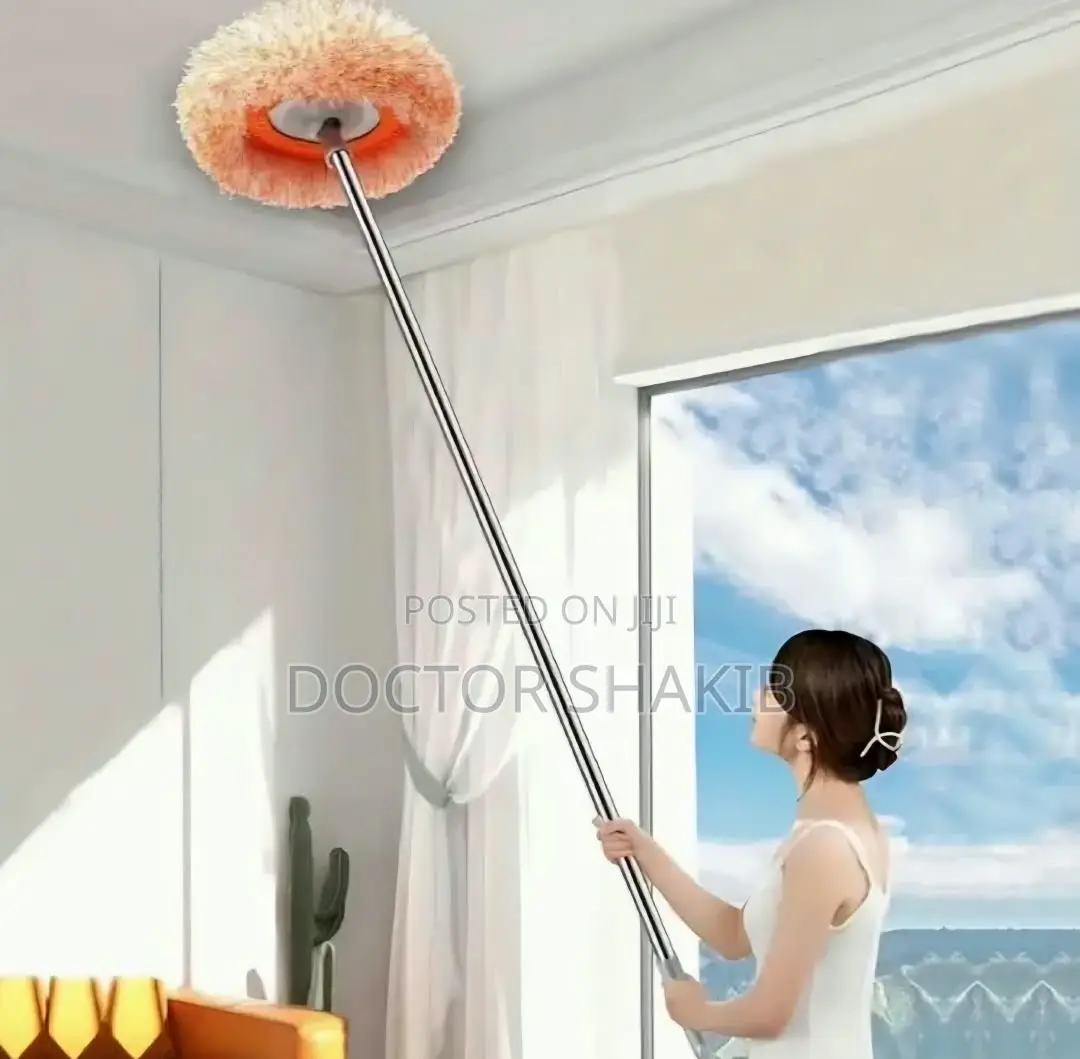Rotatable Cleaning Mop With Adjustable Long Handle