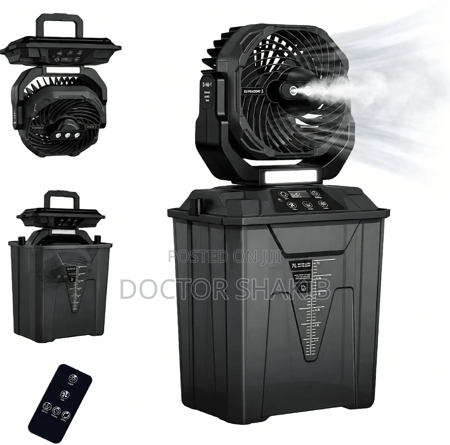 Rechargeable Portable Bucket Misting