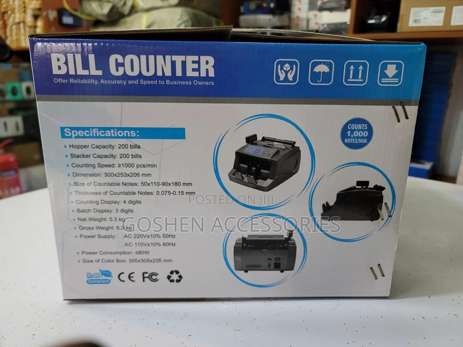 Al-6300 Money Counter.