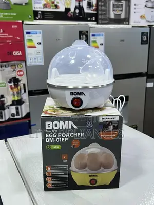 Boma Egg Boiler,7 Eggs,350W and 1year Warranty.