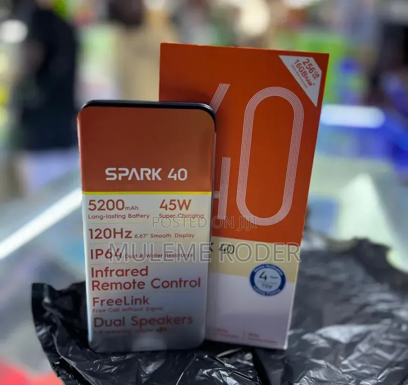New Tecno Spark 40 256 GB Black