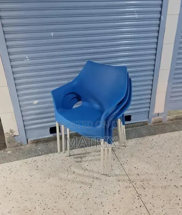 Silver Legs Plastic Chairs