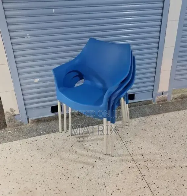 Silver Legs Plastic Chairs