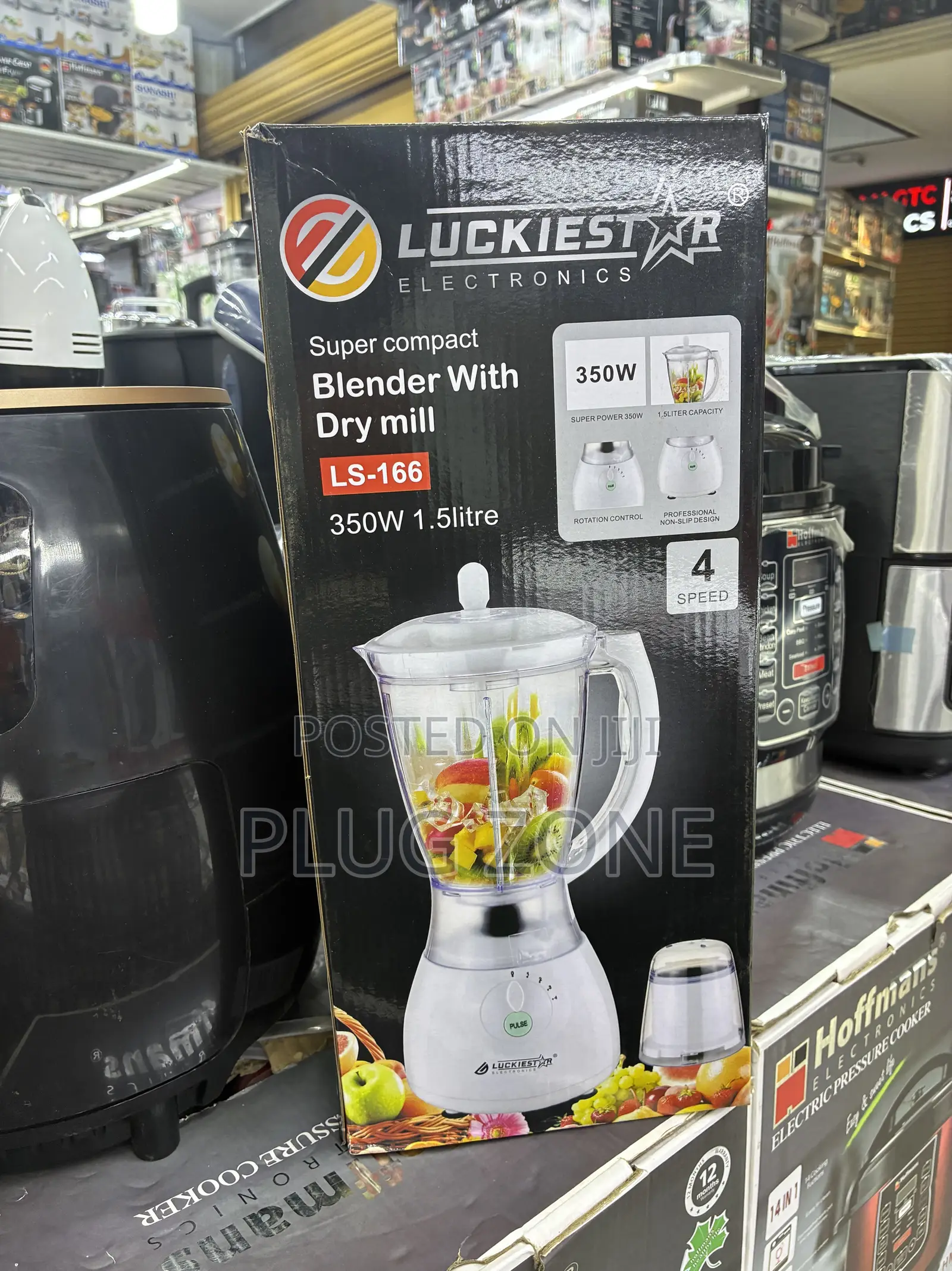 Luckiestar Blender With Dry Mill 1.5L